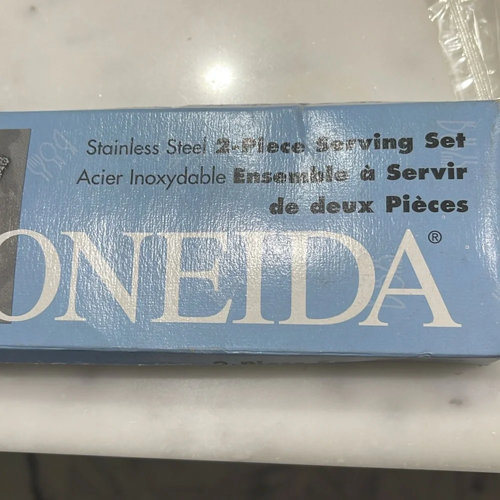 Oneida MANSFIELD Amadeus 2 pc Serving Set Stainless Steel NIB